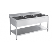 带层板三星盆台