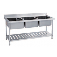 带层板三星盆台