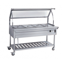 四格带轮保温汤池台