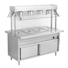 四格带保温灯保温柜